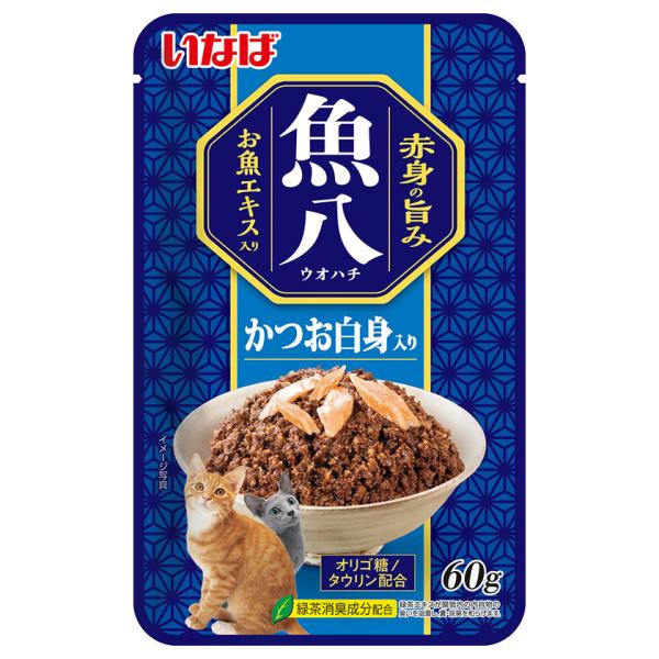 いなば　魚八パウチ　かつお白身入り　６０ｇ