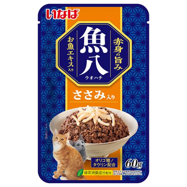 いなば　魚八パウチ　ささみ入り　６０ｇ