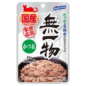 無一物 パウチ かつお 40g はごろも 家族品質の商品画像