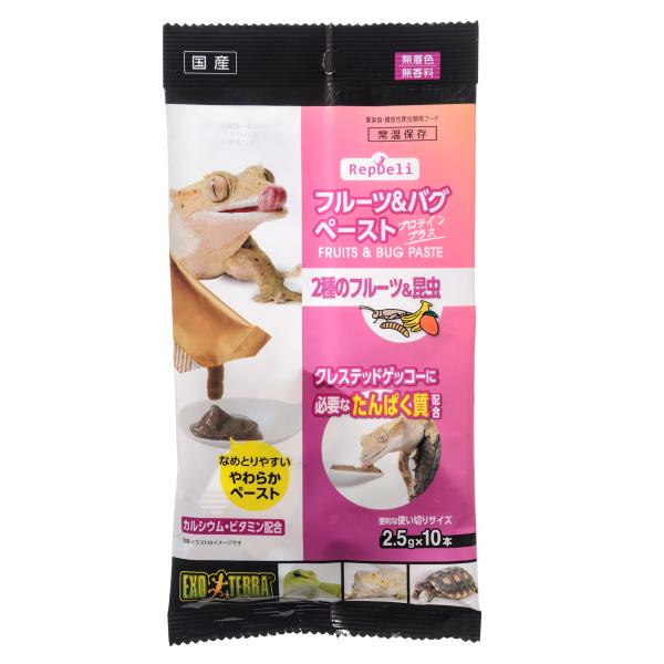 ＧＥＸ　ＲｅｐＤｅｌｉ　フルーツ＆バグペースト　プロテインプラス　２．５ｇ×１０本