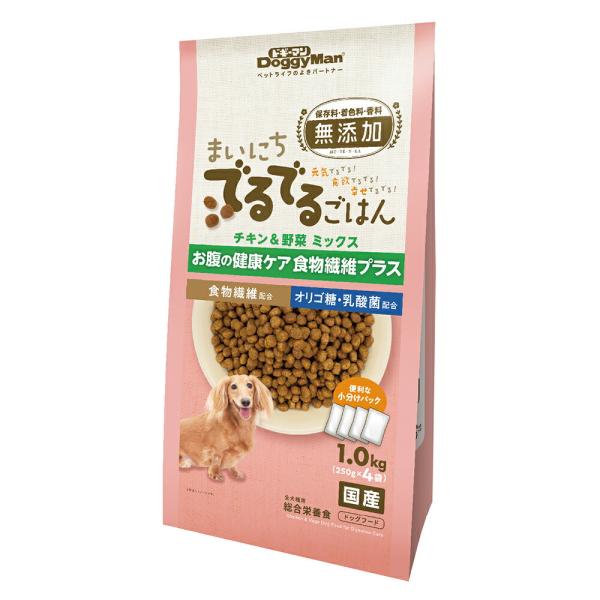 ドッグフード　ドギーマン　まいにちでるでるごはん　お腹の健康ケア　食物繊維プラス　１ｋｇ