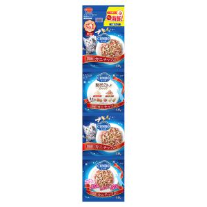 キャットフード　コンボ　キャット　連パック　海の味わいメニュー　カニチップ添え　１６０ｇ（４０ｇ×４連）