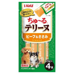 いなば ちゅ〜るテリーヌ ビーフ&ささみ 15g×4本の商品画像