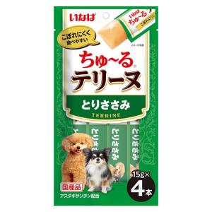 いなば ちゅ〜るテリーヌ とりささみ 15g×4本の商品画像