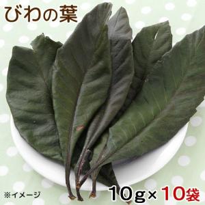 １０袋セット　国産　びわの葉　１０ｇ×１０袋　小動物用のおやつ　国産　無添加　無着色｜chanet