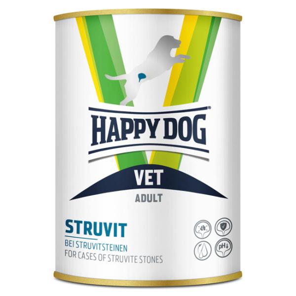 ドッグフード　ＨＡＰＰＹ　ＤＯＧ　ＶＥＴ ストルバイト （尿石ケア） ウェット缶 ４００ｇ　正規品　...