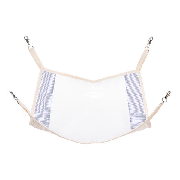 レインボー　２４　シンプルメッシュハンモック　Ｌ　ボーダー　ブルー