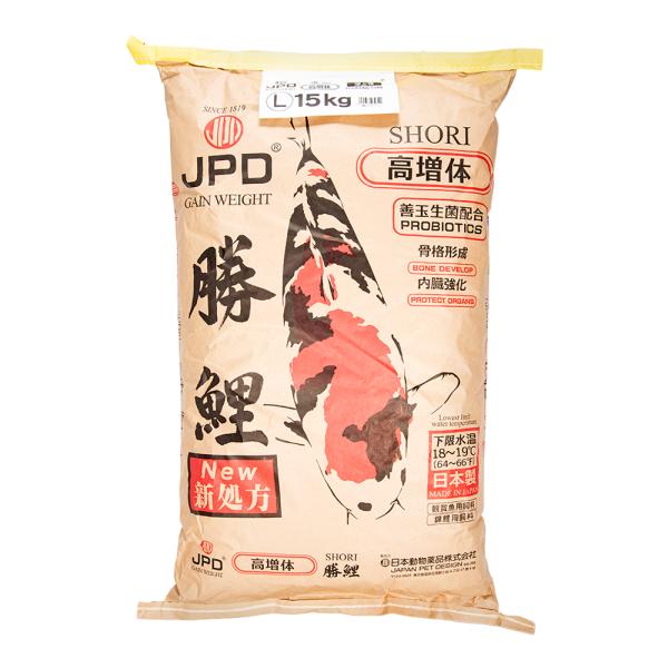 鯉の餌　日本動物薬品　ニチドウ　勝鯉　Ｌ　１５ｋｇ