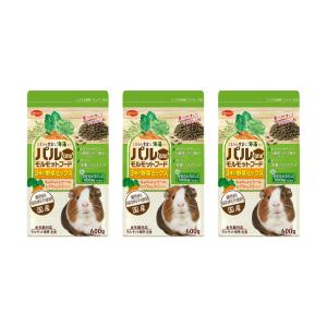 日本ペットフード　パルＯＮＥ　モルモットフード　３種の野菜ミックス　６００ｇ×３