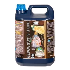 アズー　トリプルブラックウォーター　４０００ｍｌ　フミン酸　ストレス軽減　色揚げ　産卵促進｜チャーム charm ヤフー店