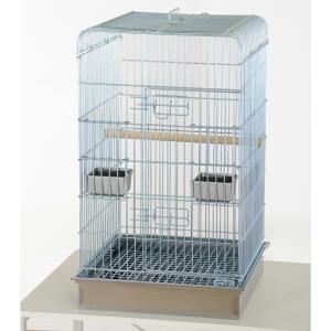 HOEI 鳥かご 465オウムステンレス ホワイト （46．5×46．5
