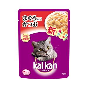 カルカン パウチ まぐろ入りかつお 70g キャ...の商品画像