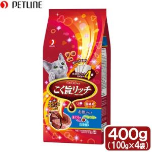 ペットライン　こく旨リッチ　お魚グルメ　４００ｇ　（１００ｇ×４袋）　