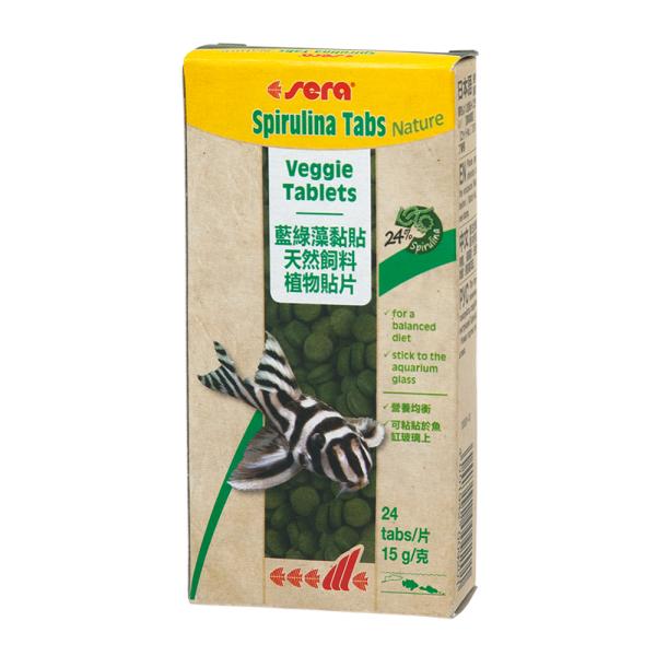 セラ　スピルリナタブズ　Ｎａｔｕｒｅ　２４錠　淡水・海水用　草食性　餌