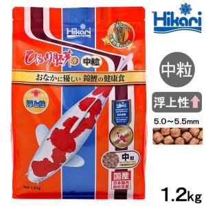 鯉の餌　キョーリン　ひかり胚芽　浮上　中粒　１．２ｋｇ　錦鯉　餌　飼料　お一人様１０点限り