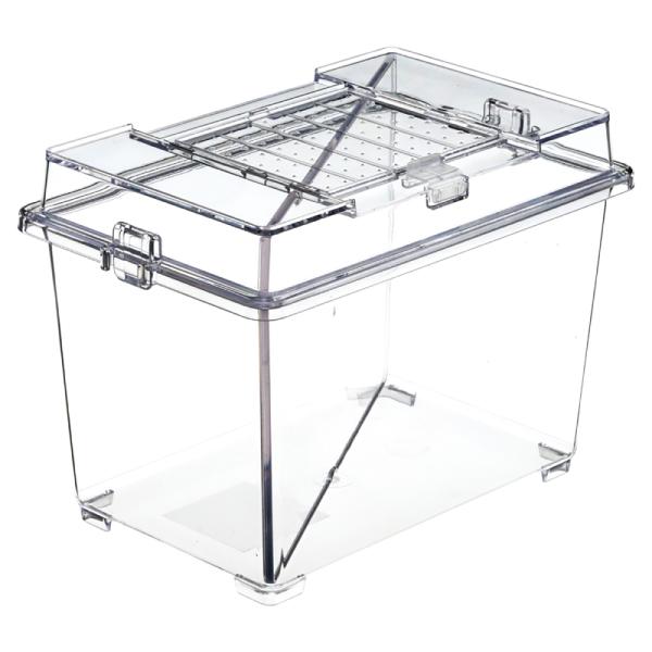 爬虫類ケージ　スドー　レプティリウムＭ　仕切り付　仕切り固定式　プラケース