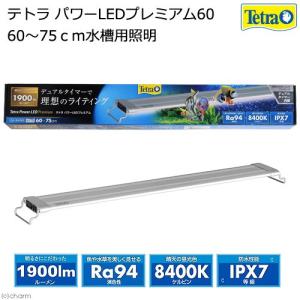 テトラ　パワーＬＥＤプレミアム　６０　６０〜７５ｃｍ水槽用照明　熱帯魚　アクアリウムライト　植物育成ライト　タイマー内蔵　防水性能育成