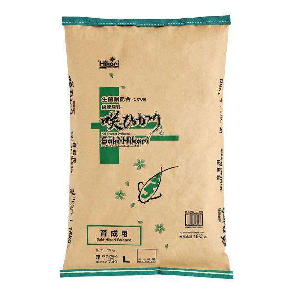 鯉の餌　キョーリン　咲ひかり　育成用　浮上　Ｌ　１５ｋｇ　錦鯉　餌　飼料　お一人様３点限り
