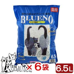 猫砂 ネコの紙砂 ブルーノ 6．5L 6袋入り 猫砂 紙 固まる 燃やせる お一人様1点限り