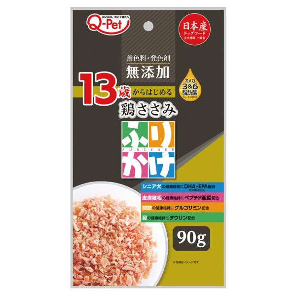 九州ペットフード　Ｑ−Ｐｅｔ　ふりかけ　１３歳からの鶏ささみ　９０ｇ