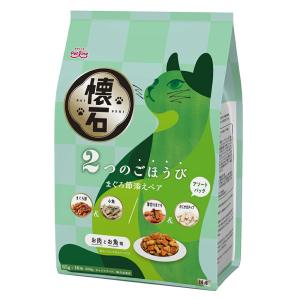 キャットフード　懐石　２つのごほうび　まぐろ節添えペア　６５０ｇ（６５ｇ×１０袋）　猫フード　国産