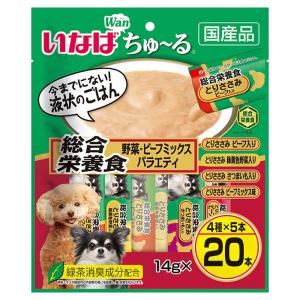 いなば ちゅ〜る 総合栄養食 野菜・ビーフミック...の商品画像