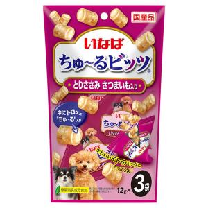 いなば　ちゅ〜るビッツ　とりささみさつまいも入り　１２ｇ×３袋