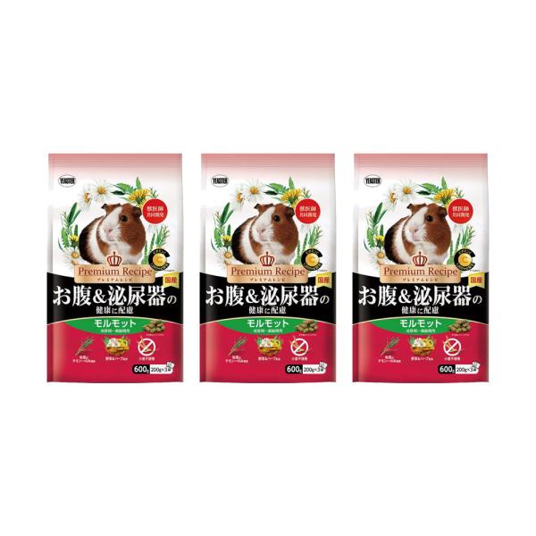 イースター　プレミアムレシピ　モルモット　お腹＆泌尿器の健康に配慮　６００ｇ（２００ｇ×３）×３　フ...