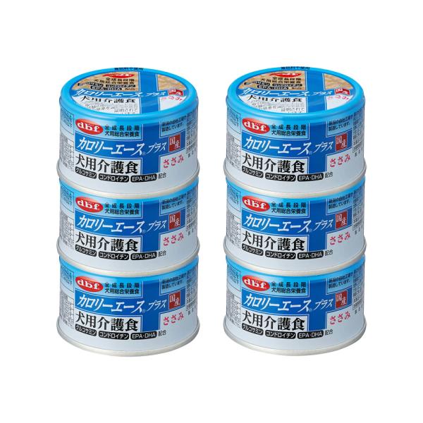 デビフ　カロリーエースプラス　犬用介護食　ささみ　８５ｇ×６　缶詰　犬　ウェットフード　ドッグフード