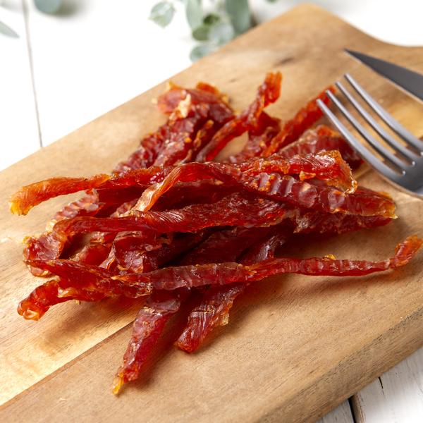 国産　しっとりやわらか　ハーブで育った鶏ささみのジャーキー細切り　はちみつ味　５０ｇ×３袋　犬猫用お...