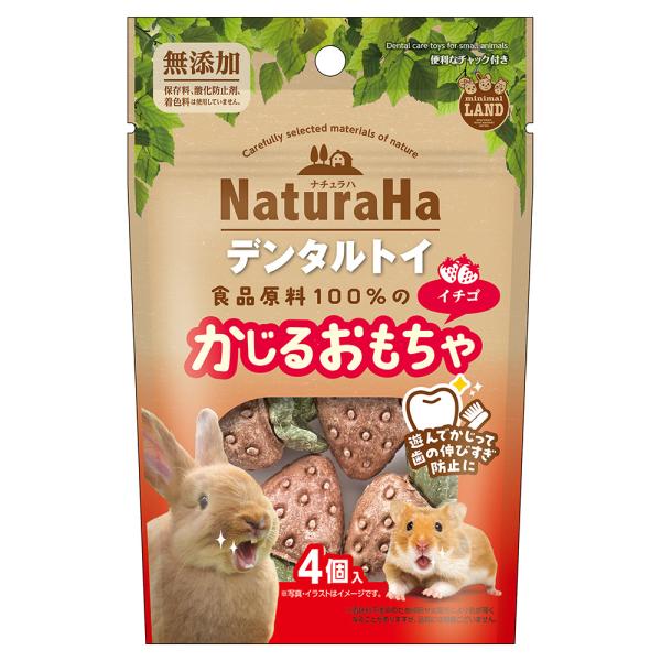 マルカン　ナチュラハデンタルトイ　イチゴ　４個