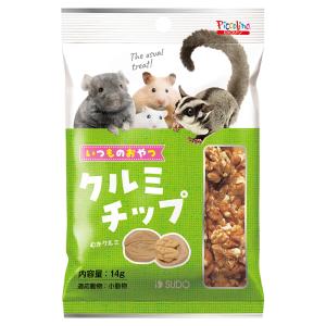 スドー　いつものおやつ　クルミチップ　１４ｇ　うさぎ　ハムスター　おやつ