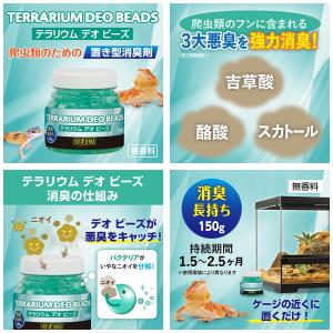GEX テラリウムデオビーズ 無香料 消臭 爬虫類の詳細画像1