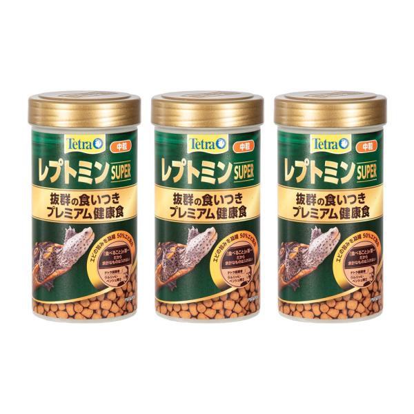 テトラ　レプトミンスーパー　中粒　８０ｇ×３