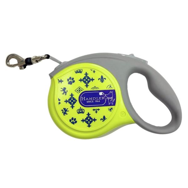 ハンドラー　スーパーウォーカー伸縮リード　Ｓ．Ｍ／黄　小型犬・中型犬用