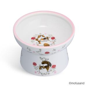 猫壱　脚付フードボウル　レギュラー　ｍｏｆｕｓａｎｄ　食器　猫用