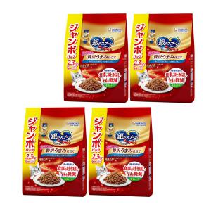 銀のスプーン　贅沢うまみ仕立て　食事の吐き戻し軽減フード　まぐろ・かつお・煮干し・白身魚・しらす味　２．３ｋｇ（４６０ｇ×５）×４　ユニチャーム