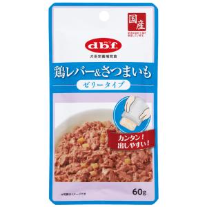 デビフ　鶏レバー＆さつまいも　ゼリータイプ　６０ｇ　犬　ウェットフード　ドッグフード｜chanet