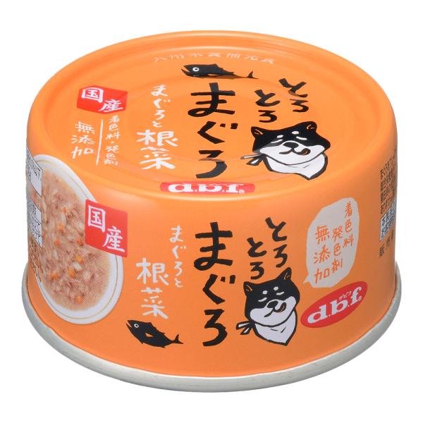 デビフ　とろとろまぐろ　まぐろと根菜　６０ｇ　缶詰　犬　ウェットフード　ドッグフード