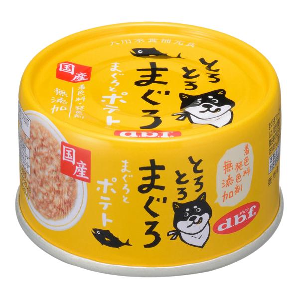 デビフ　とろとろまぐろ　まぐろとポテト　６０ｇ　缶詰　犬　ウェットフード　ドッグフード