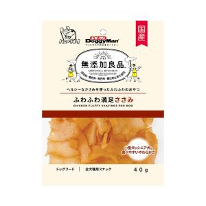 ドギーマン　無添加良品　ふわふわ満足ささみ　４０ｇ