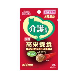 ペットライン　キャネット　メルミル　介護期用　かつお　３０ｇ　猫　ウェットフード