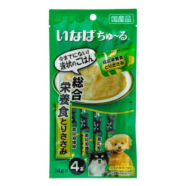 いなば　ちゅ〜る　総合栄養食　とりささみ　１４ｇ×４本　犬用　ちゅーる　チュール