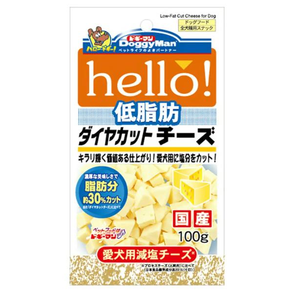 ドギーマン　ｈｅｌｌｏ！　低脂肪　ダイヤカットチーズ　１００ｇ×６袋