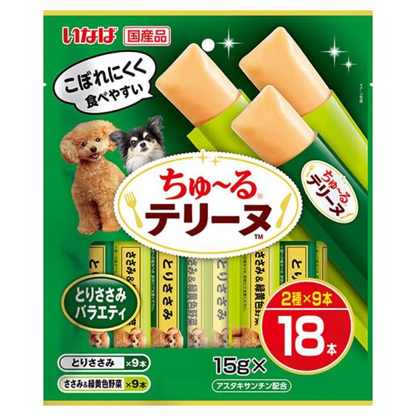 いなば　ちゅ〜るテリーヌ　とりささみバラエティ　１５ｇ×１８本