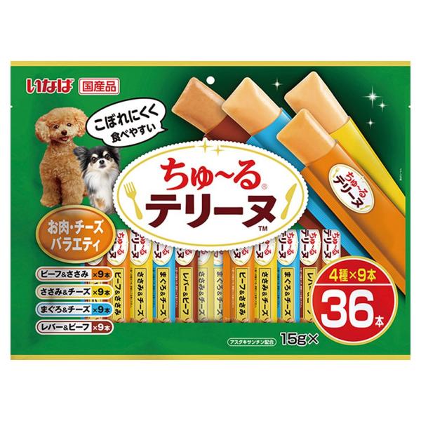 いなば　ちゅ〜るテリーヌ　お肉・チーズバラエティ　１５ｇ×３６本