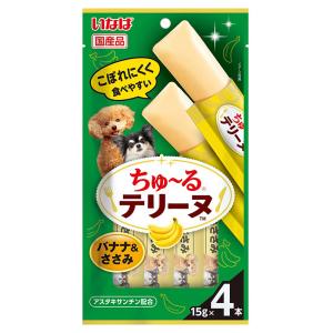 いなば ちゅ〜るテリーヌ バナナ&ささみ 15g×4本の商品画像