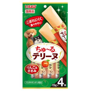 いなば　ちゅ〜るテリーヌ　りんご＆ささみ　１５ｇ×４本