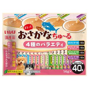 いなば まるっとおさかなちゅ〜る 4種のバラエテ...の商品画像