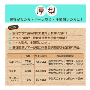 ペットシーツ レギュラー厚型 72枚 + BO...の詳細画像1